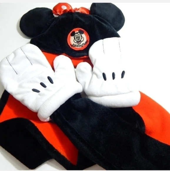 Disney Parks Minnie Mouse Scarf Hat - Picture 1 of 2